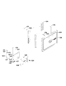 Compartment And Oven Door Assembly parts for Kenmore Range 143.9007000 (1439007000, 143 9007000) from AppliancePartsPros.com