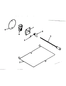 Optional Rotisserie Accessory parts for Kenmore Range 154.4026620 (1544026620, 154 4026620) from AppliancePartsPros.com