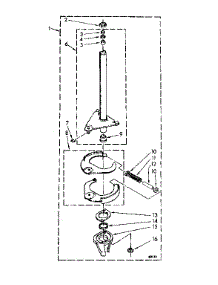 Brake And Drive Tube parts for Kenmore Washer 110.81362340 (11081362340, 110 81362340) from AppliancePartsPros.com