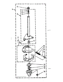 Brake And Drive Tube Parts parts for Kenmore Washer 110.81362710 (11081362710, 110 81362710) from AppliancePartsPros.com