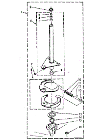 Brake And Drive Tube Parts parts for Kenmore Washer 110.81362800 (11081362800, 110 81362800) from AppliancePartsPros.com