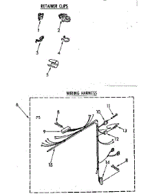 Wiring Harness Parts parts for Kenmore Washer 110.81362840 (11081362840, 110 81362840) from AppliancePartsPros.com