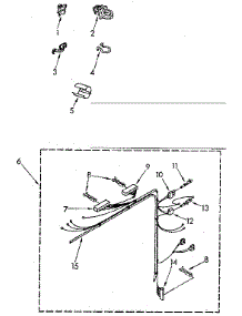 Wiring Harness Parts parts for Kenmore Washer 110.81375110 (11081375110, 110 81375110) from AppliancePartsPros.com