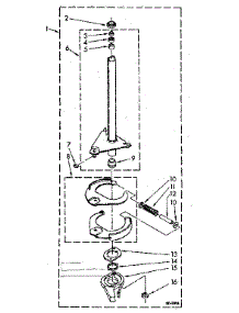 Brake And Drive Tube Parts parts for Kenmore Washer 110.81375210 (11081375210, 110 81375210) from AppliancePartsPros.com