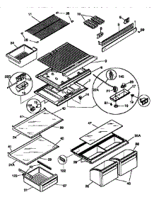 Shelves And Accessories parts for Kenmore Refrigerator 253.68132890 (25368132890, 253 68132890) from AppliancePartsPros.com