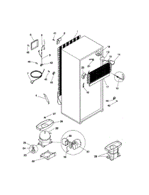 System parts for Kenmore Refrigerator 253.68132892 (25368132892, 253 68132892) from AppliancePartsPros.com