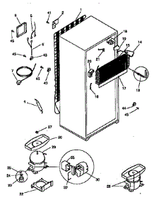 Unit Parts parts for Kenmore Refrigerator 253.68137890 (25368137890, 253 68137890) from AppliancePartsPros.com