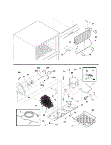 System parts for Kenmore Refrigerator 253.68244800 (25368244800, 253 68244800) from AppliancePartsPros.com