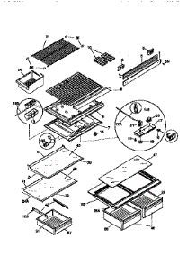Shelves And Accessories parts for Kenmore Refrigerator 253.68821790 (25368821790, 253 68821790) from AppliancePartsPros.com
