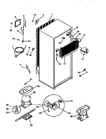 Unit Parts parts for Kenmore Refrigerator 253.68828790 (25368828790, 253 68828790) from AppliancePartsPros.com