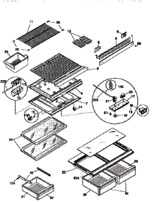 Shelves And Accessories parts for Kenmore Refrigerator 253.68832790 (25368832790, 253 68832790) from AppliancePartsPros.com