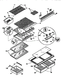 Shelves And Accessories parts for Kenmore Refrigerator 253.68837790 (25368837790, 253 68837790) from AppliancePartsPros.com