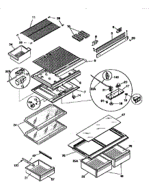 Shelves And Accessories parts for Kenmore Refrigerator 253.68837791 (25368837791, 253 68837791) from AppliancePartsPros.com