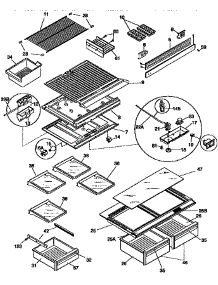 Shelves And Accessories parts for Kenmore Refrigerator 253.68847791 (25368847791, 253 68847791) from AppliancePartsPros.com
