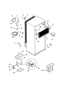 System parts for Kenmore Refrigerator 253.69132990 (25369132990, 253 69132990) from AppliancePartsPros.com