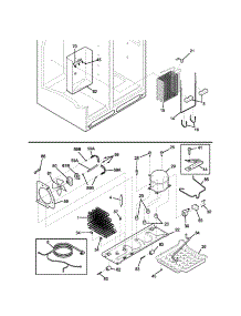 System parts for Kenmore Refrigerator 253.54343301 (25354343301, 253 54343301) from AppliancePartsPros.com