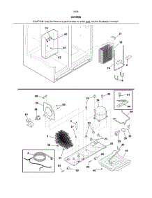 System parts for Kenmore Refrigerator 253.54363403 (25354363403, 253 54363403) from AppliancePartsPros.com