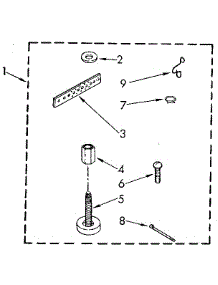 Miscellaneous parts for Kenmore Washer 110.81950100 (11081950100, 110 81950100) from AppliancePartsPros.com