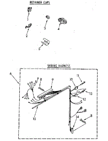 Wiring Harness parts for Kenmore Washer 110.81950600 (11081950600, 110 81950600) from AppliancePartsPros.com