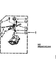 Pump Parts parts for Kenmore Washer 110.82015100 (11082015100, 110 82015100) from AppliancePartsPros.com