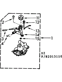 Pump Parts parts for Kenmore Washer 110.82015110 (11082015110, 110 82015110) from AppliancePartsPros.com