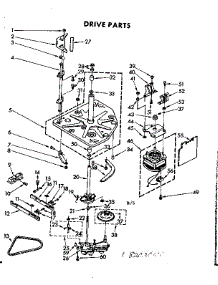 Drive Parts parts for Kenmore Washer 110.82020100 (11082020100, 110 82020100) from AppliancePartsPros.com