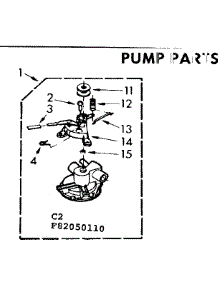 Pump Parts parts for Kenmore Washer 110.82050410 (11082050410, 110 82050410) from AppliancePartsPros.com