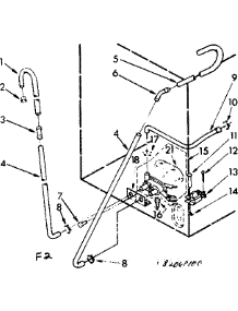 Water System Parts, Suds Only parts for Kenmore Washer 110.82060200 (11082060200, 110 82060200) from AppliancePartsPros.com