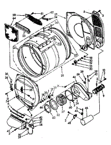 Limited Edition Bulkhead Parts parts for Kenmore Dryer 110.87894700 (11087894700, 110 87894700) from AppliancePartsPros.com