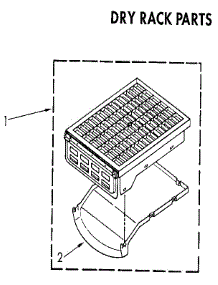 Dry Rack Parts parts for Kenmore Dryer 110.87983130 (11087983130, 110 87983130) from AppliancePartsPros.com