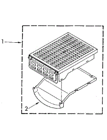 Dry Rack parts for Kenmore Dryer 110.87983310 (11087983310, 110 87983310) from AppliancePartsPros.com