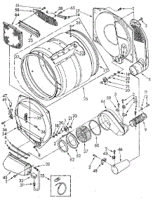 Bulkhead parts for Kenmore Dryer 110.87983810 (11087983810, 110 87983810) from AppliancePartsPros.com