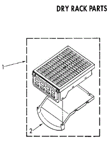Dry Rack parts for Kenmore Dryer 110.87984120 (11087984120, 110 87984120) from AppliancePartsPros.com