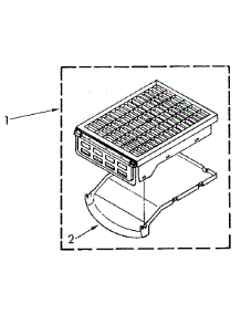 Dry Rack parts for Kenmore Dryer 110.87984800 (11087984800, 110 87984800) from AppliancePartsPros.com