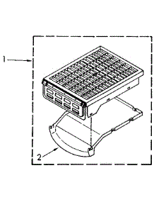 Dry Rack parts for Kenmore Dryer 110.87993800 (11087993800, 110 87993800) from AppliancePartsPros.com