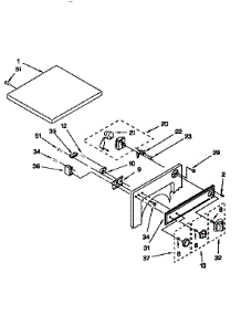 Top And Console parts for Kenmore Dryer 110.88184890 (11088184890, 110 88184890) from AppliancePartsPros.com