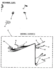 Wiring Harness parts for Kenmore Washer 110.92272800 (11092272800, 110 92272800) from AppliancePartsPros.com