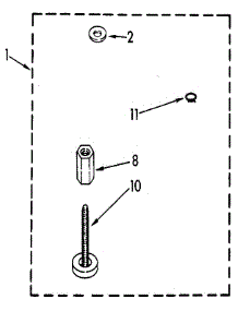 Miscellaneous parts for Kenmore Washer 110.92272800 (11092272800, 110 92272800) from AppliancePartsPros.com
