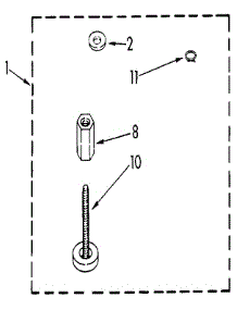Miscellaneous parts for Kenmore Washer 110.92272900 (11092272900, 110 92272900) from AppliancePartsPros.com