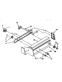 Control Panel parts for Kenmore Washer 110.92273600 (11092273600, 110 92273600) from AppliancePartsPros.com