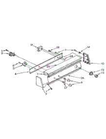 Control Panel parts for Kenmore Washer 110.92274100 (11092274100, 110 92274100) from AppliancePartsPros.com