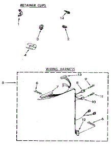 Wiring Harness parts for Kenmore Washer 110.92274800 (11092274800, 110 92274800) from AppliancePartsPros.com