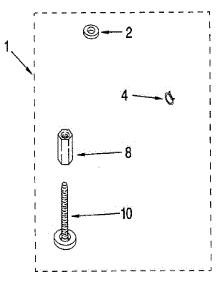 Miscellaneous parts for Kenmore Washer 110.92275100 (11092275100, 110 92275100) from AppliancePartsPros.com