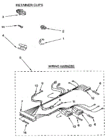 Wiring Harness parts for Kenmore Washer 110.92275100 (11092275100, 110 92275100) from AppliancePartsPros.com