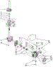 Brake, Clutch, Gearcase, Motor And Pump