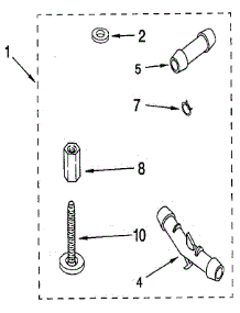 Miscellaneous parts for Kenmore Washer 110.92279600 (11092279600, 110 92279600) from AppliancePartsPros.com