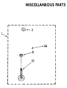 Miscellaneous parts for Kenmore Washer 110.92281800 (11092281800, 110 92281800) from AppliancePartsPros.com