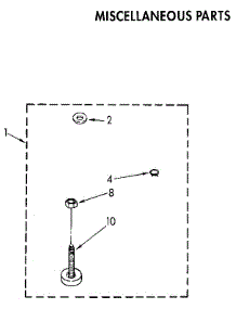 Miscellaneous parts for Kenmore Washer 110.92282800 (11092282800, 110 92282800) from AppliancePartsPros.com