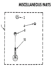 Miscellaneous parts for Kenmore Washer 110.92283800 (11092283800, 110 92283800) from AppliancePartsPros.com