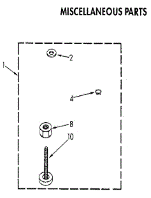 Miscellaneous parts for Kenmore Washer 110.92292100 (11092292100, 110 92292100) from AppliancePartsPros.com